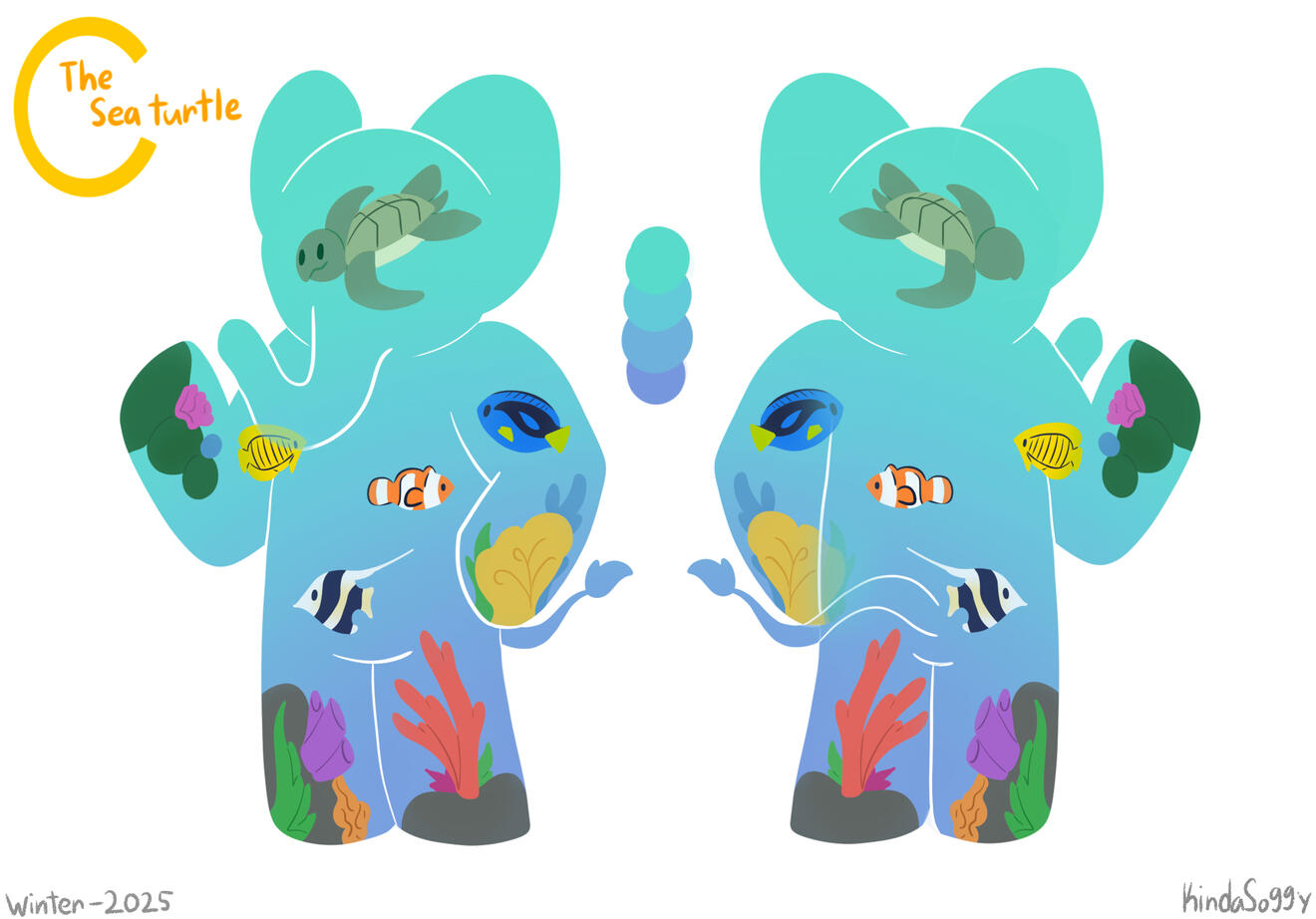 C The Sea Turtle Ref (Original Character) C The Sea Turtle Ref (Original Character)
