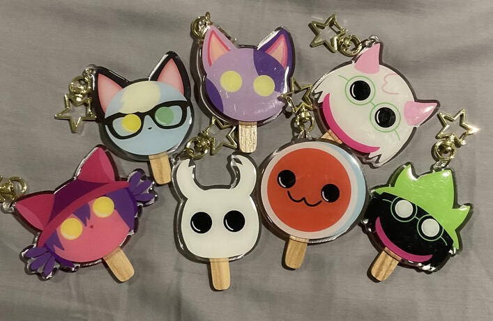 Popsicle Keychains